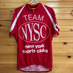 Ridoto Red Performance Cycling Jersey with Team NYSC Design XL